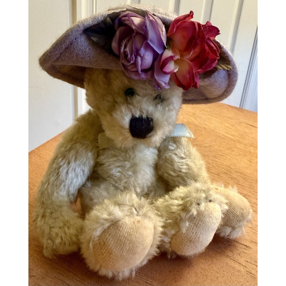 Big Boyds Bears Plush Archive Collection 8" 1990-1996, Purple Hat Jointed